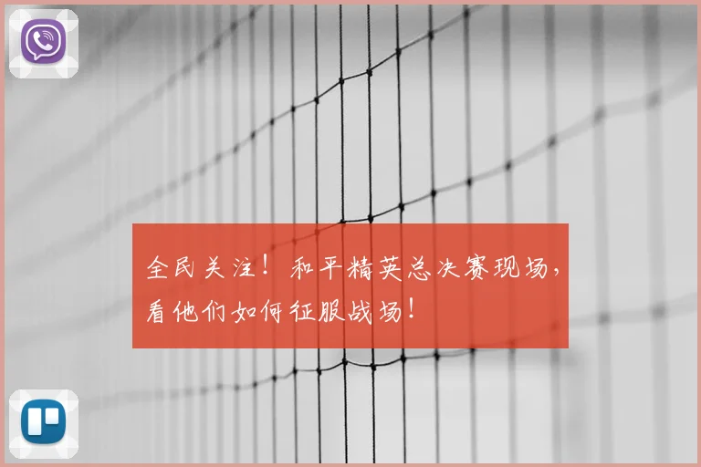 全民关注！和平精英总决赛现场，看他们如何征服战场！