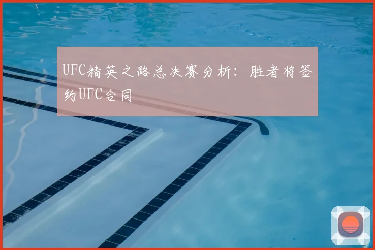 UFC精英之路总决赛分析：胜者将签约UFC合同