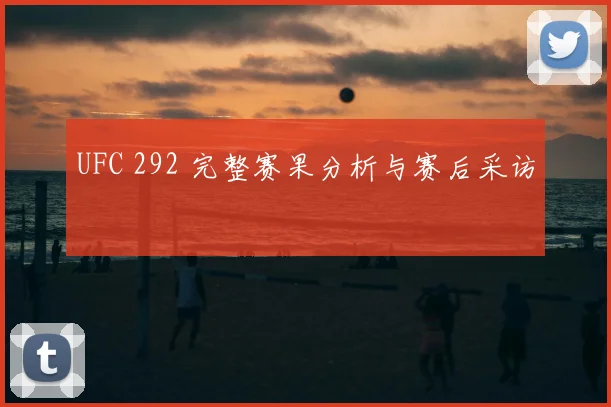 UFC 292 完整赛果分析与赛后采访